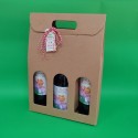 Confezione natalizia con 3 bottiglie di vino Chianti Docg